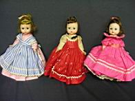 Appraisal: MADAME ALEXANDER DOLLS Set of three dolls from the Little