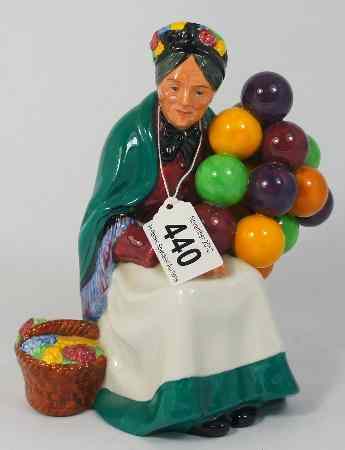 Appraisal: Royal Doulton Figures The Old Balloon Seller HN