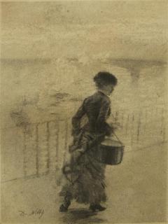 Appraisal: Giuseppe De Nittis Italian After his own drawing showing a