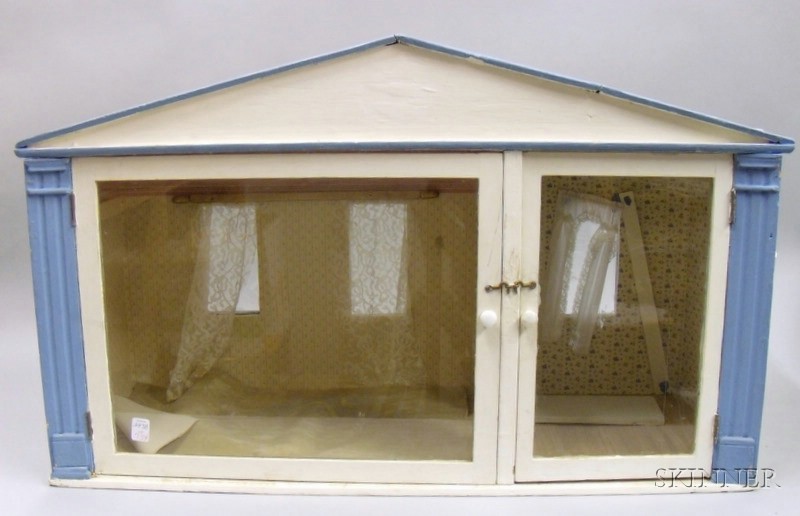 Appraisal: Single Story Dollhouse probably early th century one story each