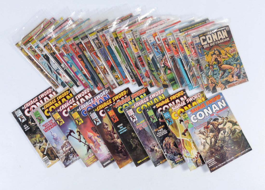 Appraisal: HUGE COLLECTION OF BRONZE AGE CONAN COMIC BOOKS Includes -