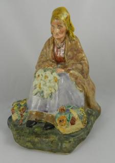 Appraisal: Frank Jirouch ceramic sculpture Frank Jirouch American - - Old