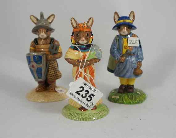 Appraisal: Royal Doulton Bunnykins Figures Ankhesenanun DB and Gladiator DB and