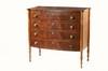 Appraisal: CHEST OF DRAWERS - Four drawer Sheraton period mahogany chest