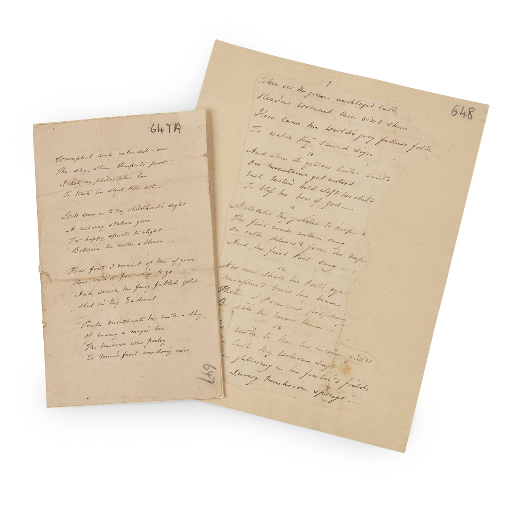 Appraisal: Campbell Thomas To the Rainbow autograph manuscript draft of Campbell's