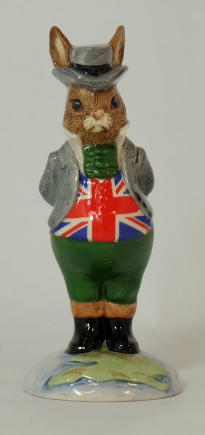 Appraisal: Royal Doulton Bunnykins prototype figure John Bull different colour trousers