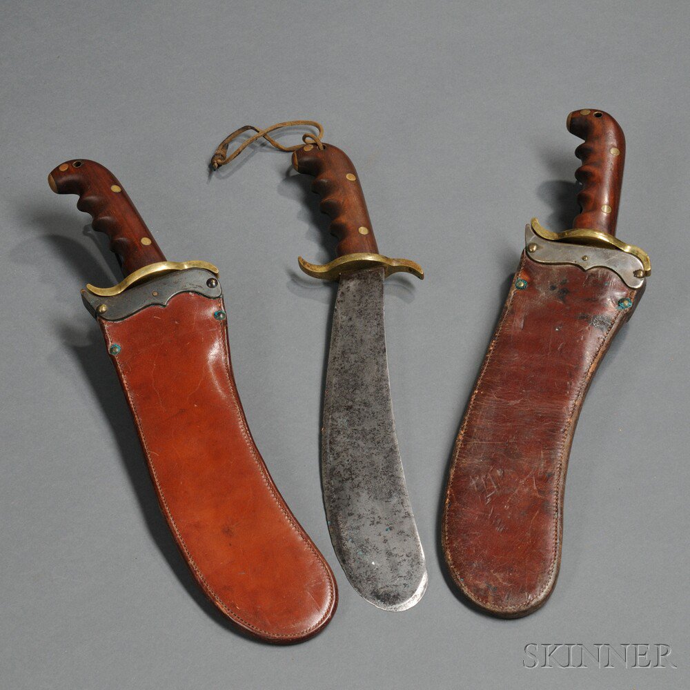 Appraisal: Three Model Hospital Bolo Knives c early th century a