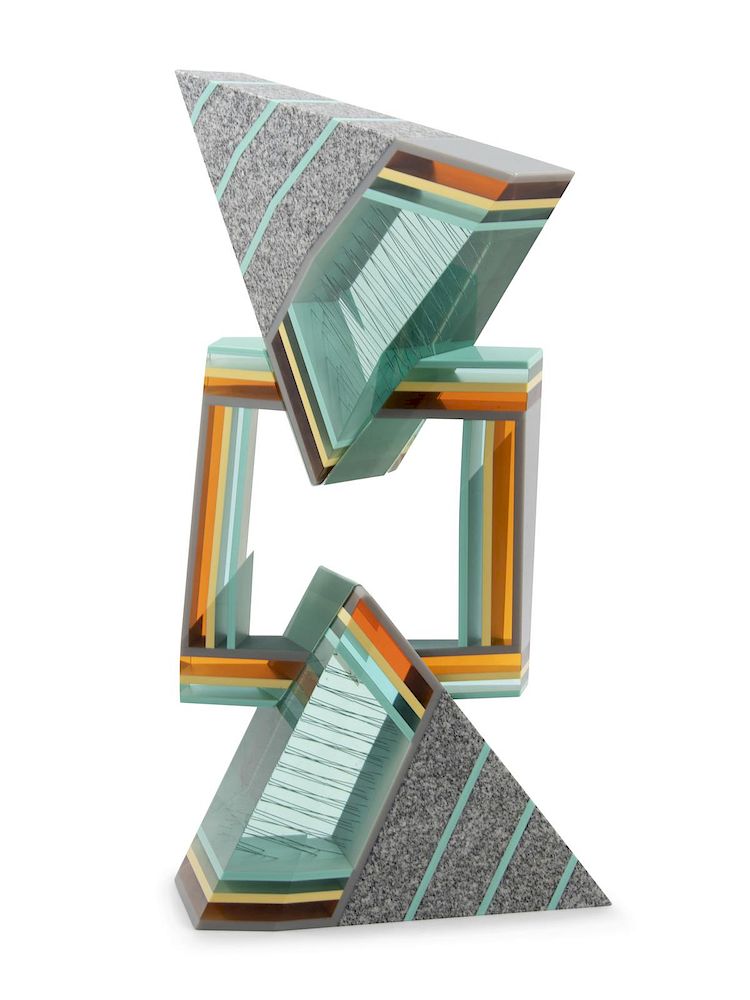 Appraisal: William Carlson American b Pragnanz Series Sculpture William Carlson American