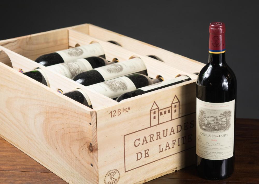 Appraisal: TWELVE-BOTTLE CASE OF FRENCH RED BORDEAUX WINE Chateau Lafite Rothschild