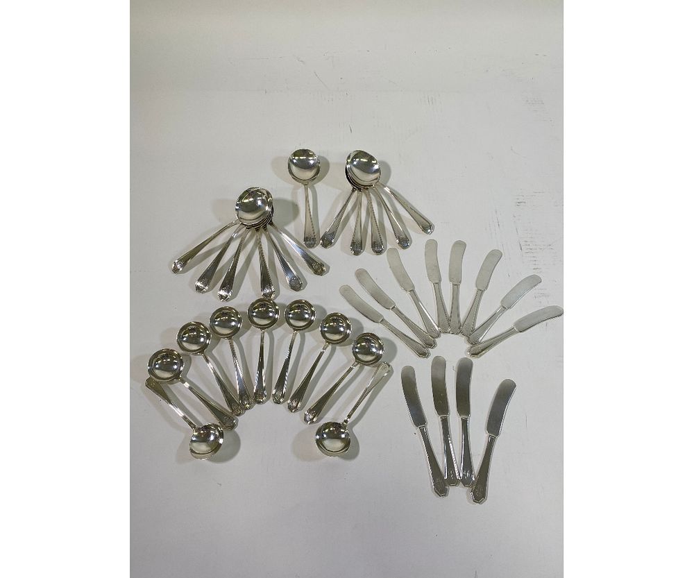 Appraisal: Sterling Silver Sterling silver partial flatware service by Dominick Haff