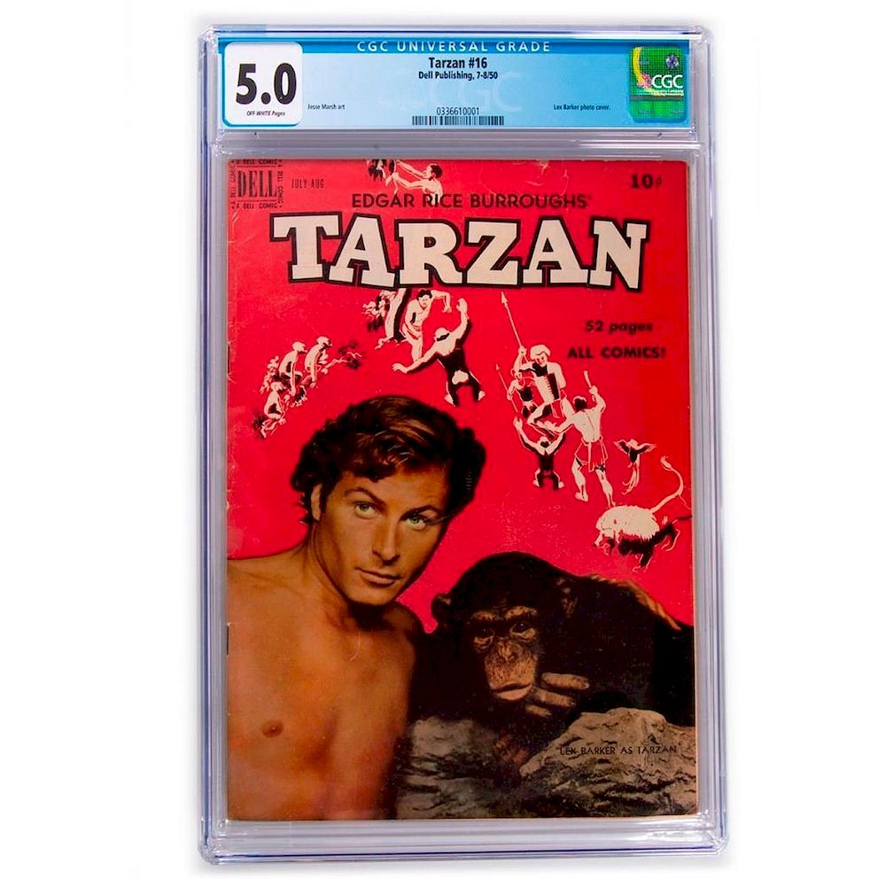 Appraisal: Tarzan CGC Universal Grade Dell - Issue Condition Very good