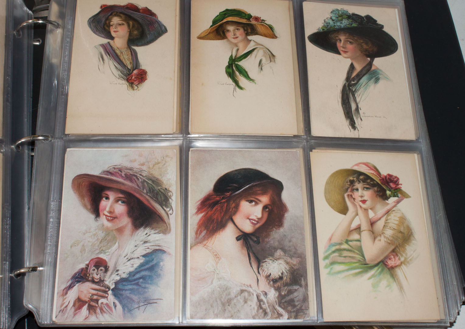 Appraisal: Large selection of early th c other postcards set in