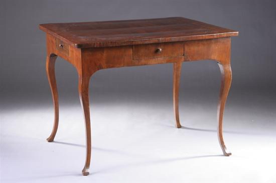 Appraisal: LOUIS PHILIPPE CARD TABLE th century The banded- and feathered-inlaid