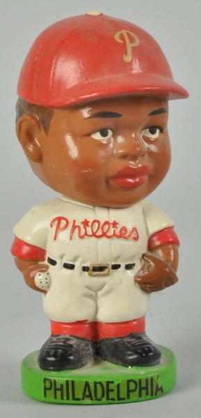 Appraisal: Black Face Phila Phillies Bobble Head Doll Description Scarce doll