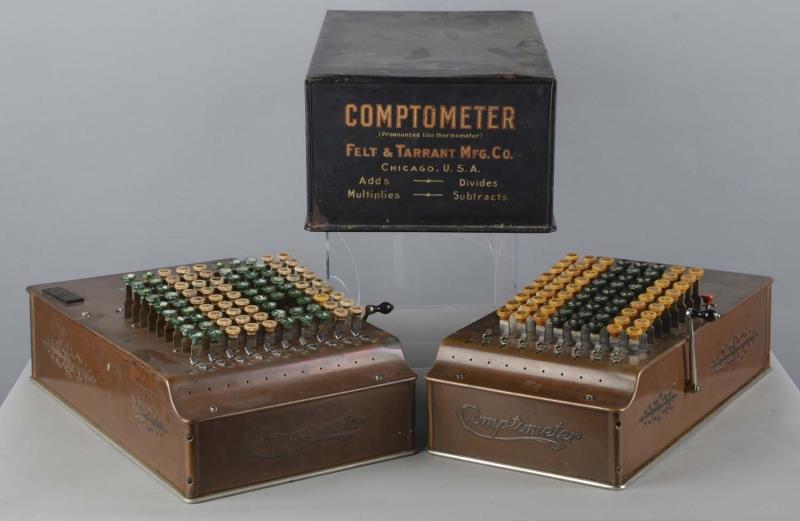 Appraisal: Lot of Comptometers and Calculating Device Three items for calculations