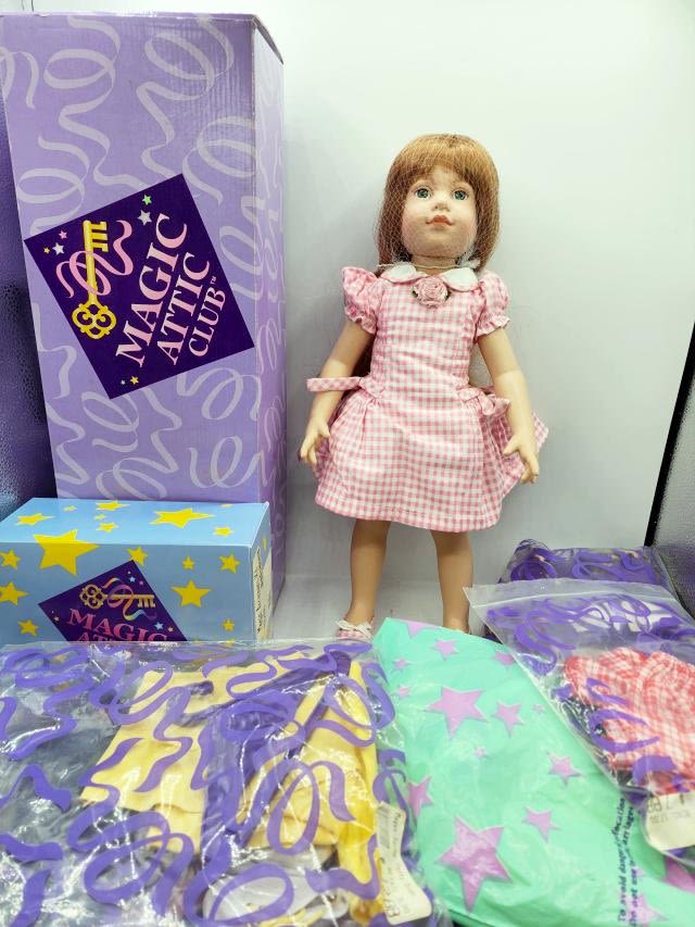 Appraisal: Magic Attic Megan Doll and clothes Megan appears to have