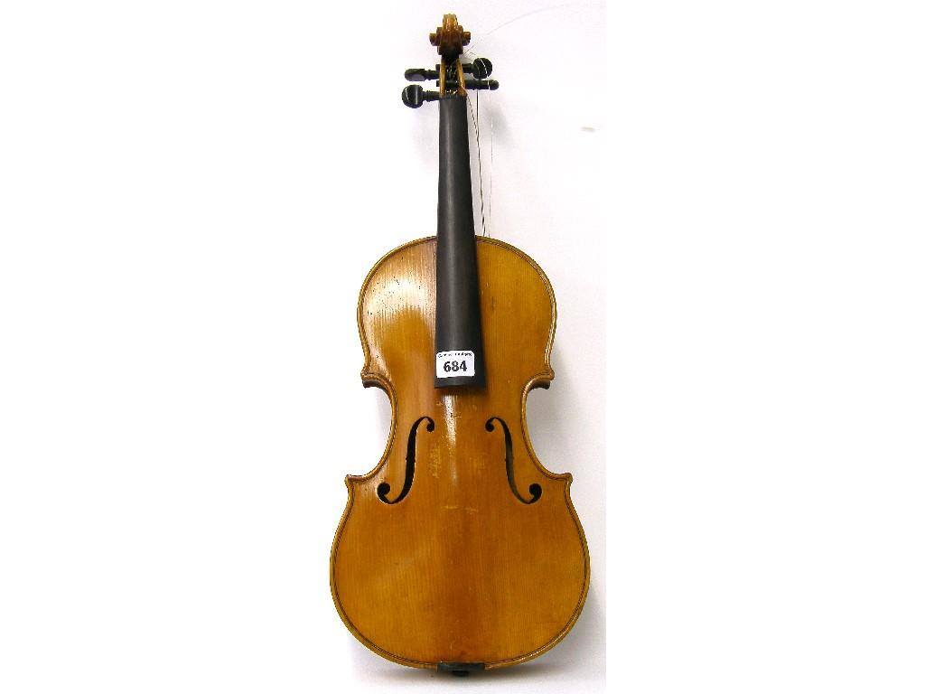 Appraisal: Dulcis et Fortis full size violin cm