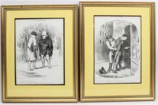 Appraisal: Two French Engravings x inches Two French Engravings th th