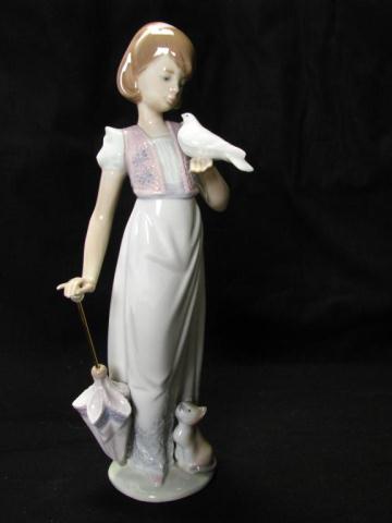 Appraisal: Lladro ''Summer Stroll'' Issued Retired Juan Huerta no box