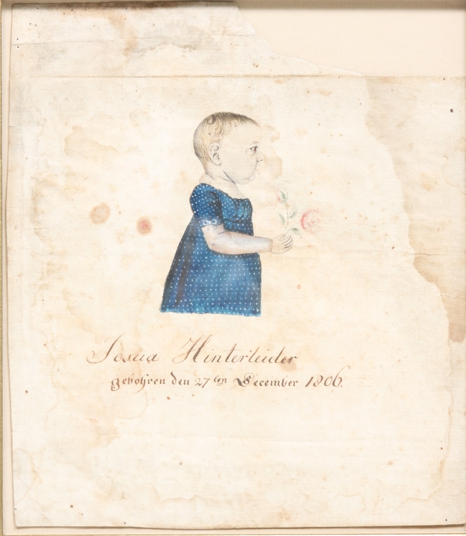 Appraisal: PORTRAIT OF A CHILD ATTRIBUTED TO JACOB MAENTEL American German