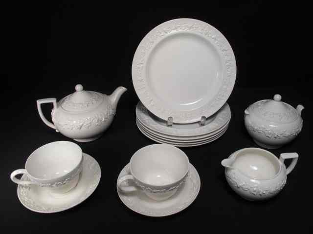 Appraisal: Eleven pieces Wedgwood Queensware china consisting of creamer sugar teapot