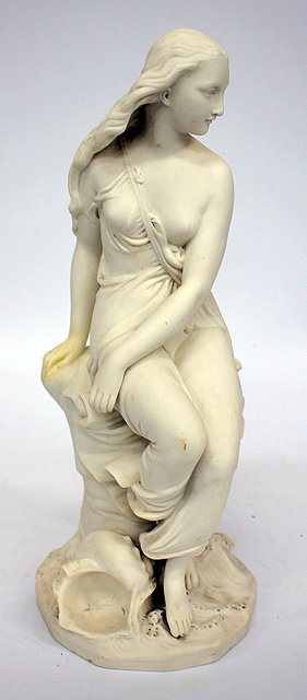 Appraisal: A VICTORIAN MINTON PARIAN WARE FIGURE of Miranda impressed date