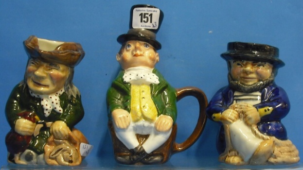 Appraisal: Roy Kirkham Toby Jugs Thief and Sailor And an English