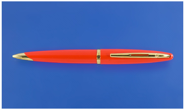 Appraisal: Crimson red Waterman Carene pencil in box