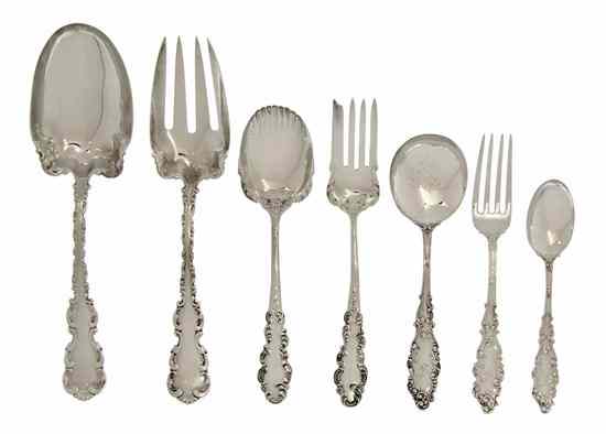 Appraisal: An American Sterling Silver Flatware Service for Twelve Gorham in