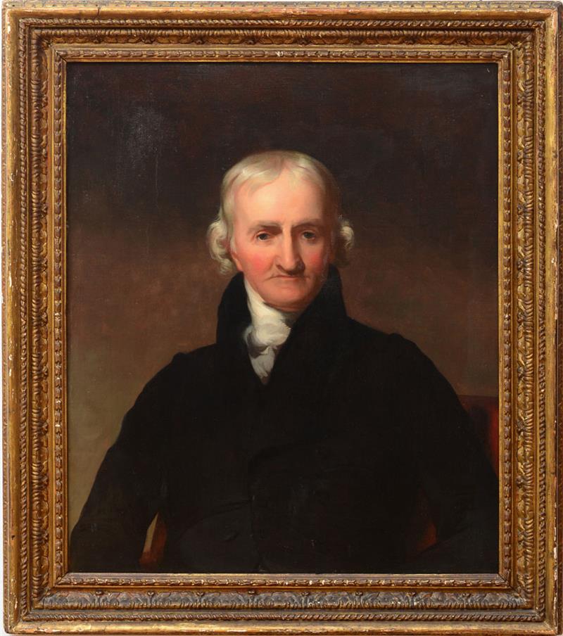 Appraisal: THOMAS SULLY - PORTRAIT OF GUY BRYAN Oil on canvas