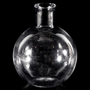 Appraisal: A Baccarat Glass Vase France th Century Height inches Property