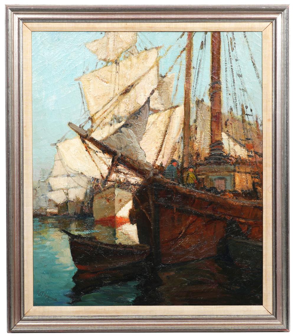 Appraisal: ANTHONY THIEME 'AFTERNOON ' OIL PAINTINGAnthony Thieme Netherlands - 'Afternoon