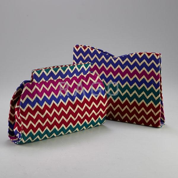 Appraisal: TWO VINTAGE MISSONI CLUTCHES Condition Report