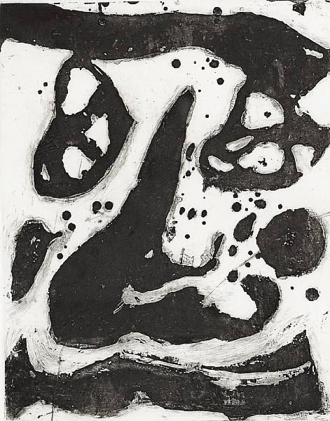 Appraisal: Sam Francis American - Self-Portrait L I SFE- Aquatint on