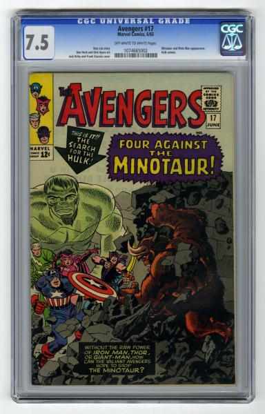 Appraisal: Avengers CGC Marvel Comics Click for full description