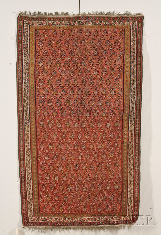 Appraisal: Senneh Kelim Northwest Persia early th century several small holes