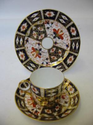 Appraisal: A ROYAL CROWN DERBY PORCELAIN PART TEA SERVICE most dated