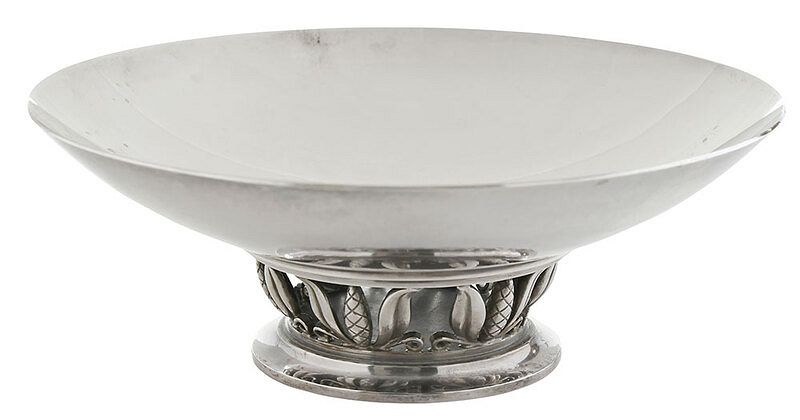 Appraisal: Dessin Sterling Footed Low Bowl Denmark - Ove Brobeck design