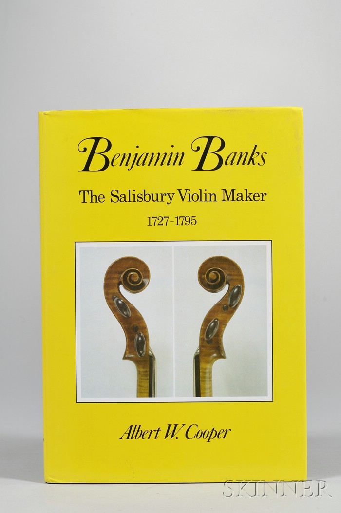 Appraisal: Cooper Albert W Benjamin Banks The Salisbury Violin Maker -