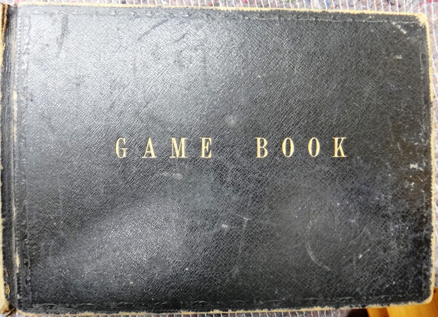 Appraisal: GAME BOOK - mostly Beauport Rushton Park but other locations