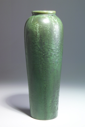 Appraisal: FULPER Rare and tall vase covered in a fine frothy