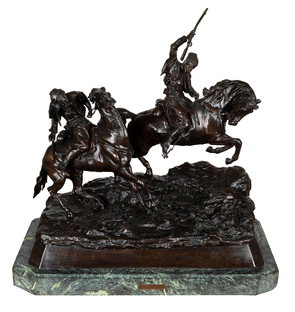 Appraisal: A LATE TH CENTURY BRONZE CASTING AFTER VASILY GRACHEV RUSSIAN