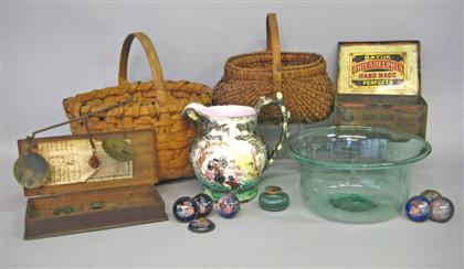 Appraisal: Group of utilitarian household items th century