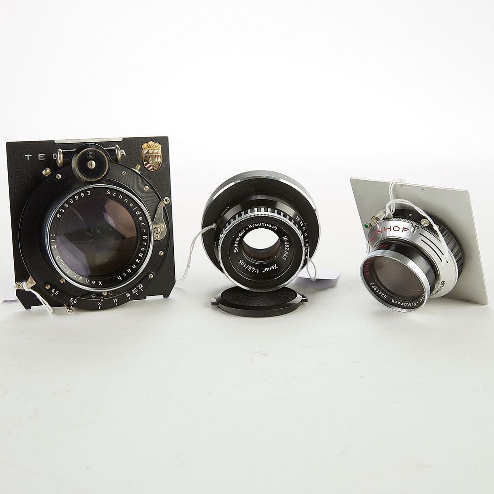 Appraisal: Grp Linhof Technika Camera Lenses Group of three Linhof Technika