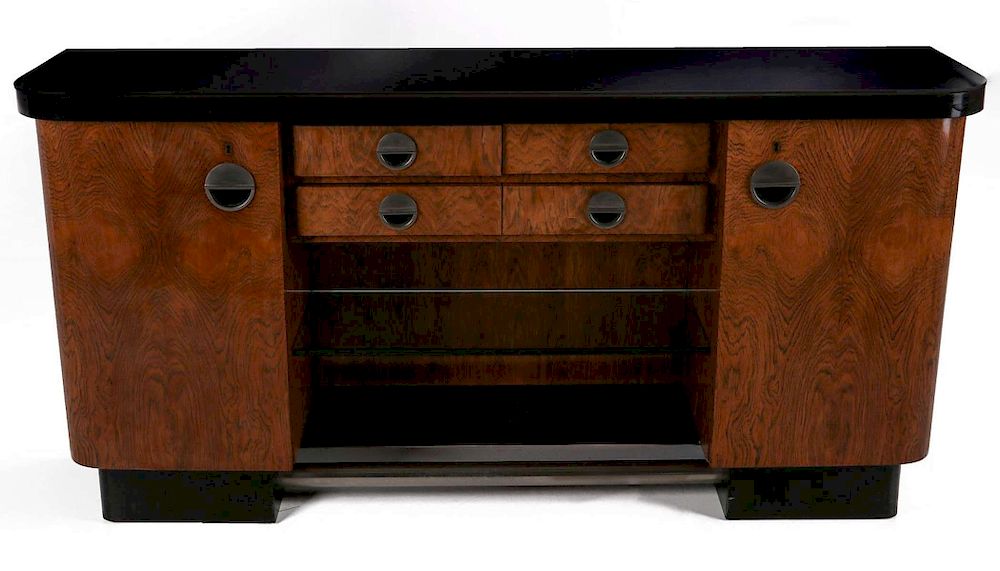 Appraisal: AN OSVALDO BORSANI ITALIAN ART DECO SIDEBOARD An Italian Art