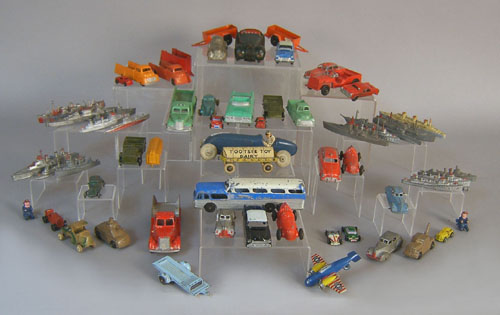 Appraisal: Group of fifty-nine misc small cars and toys th c