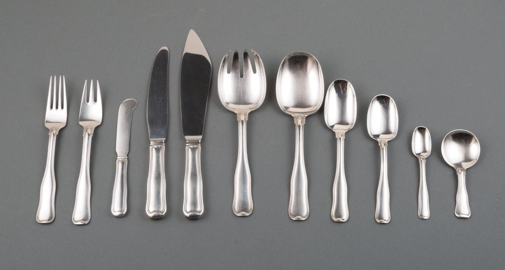 Appraisal: Georg Jensen Old Danish Pattern Sterling Silver Flatware Service pattern