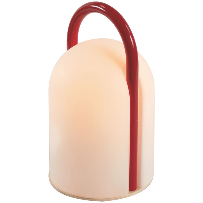 Appraisal: Romolo Lanciani Tender table lantern by Tronconi red enameled handle