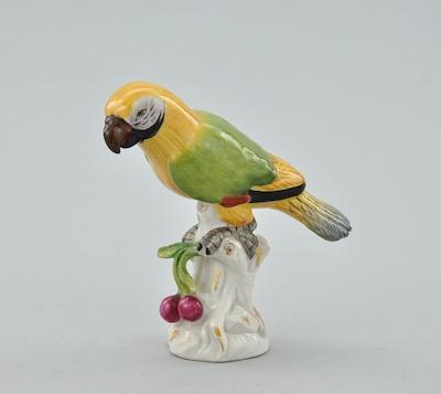 Appraisal: A Volkstedt Porcelain Figurine of a Parrot Perched on a