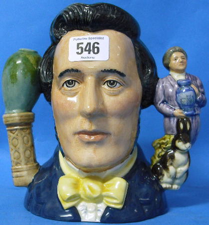 Appraisal: Royal Doulton large two handled Character Jug Sir Henry Doulton